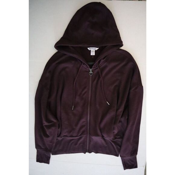 ATHLETA 860065-02 Women Sz L Purple Oversized Balance Full Zip Hooded Jacket - Picture 11 of 11